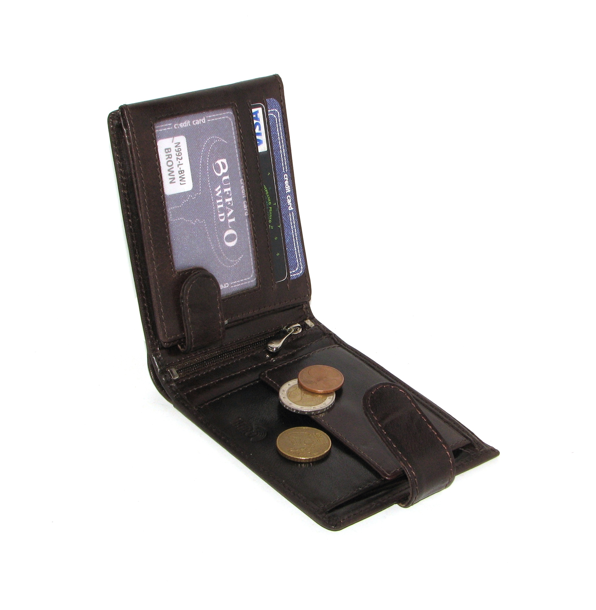 Кошелек мужской Buffalo Wild N992L-BWJ BROWN Кошелек мужской Buffalo Wild N992L-BWJ BROWN